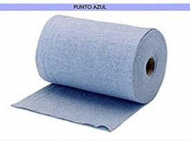 rollo de bayeta azul